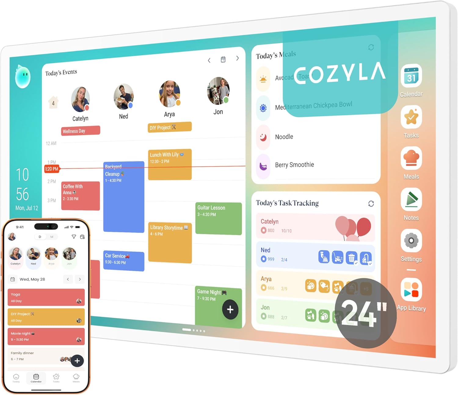Cozyla Calendar Plus 2 (24 inch)