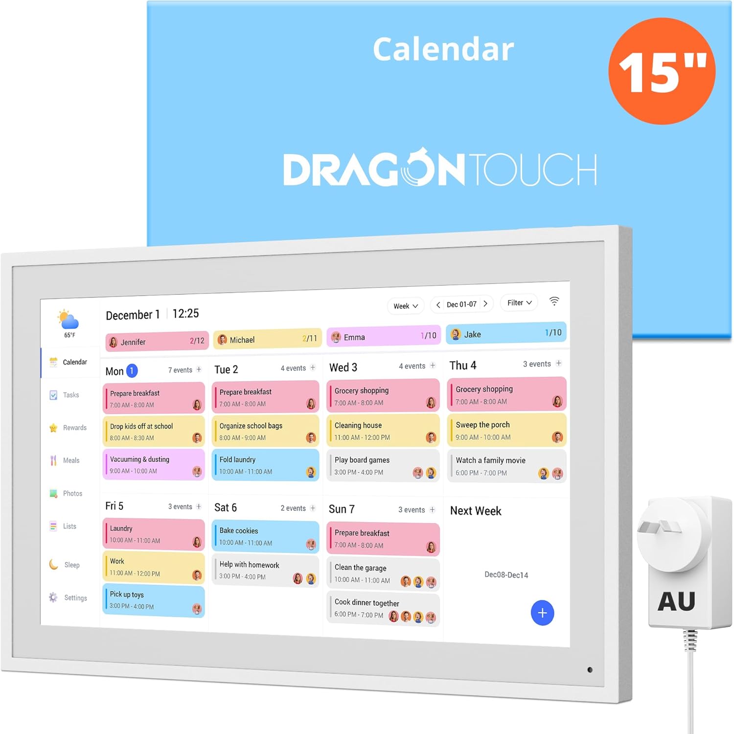 Dragon Touch 15.6 Digital Calendar
